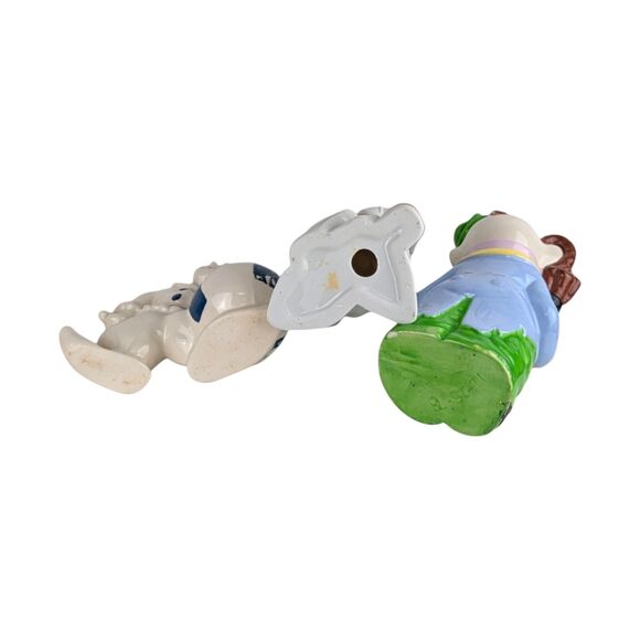 Vintage Ceramic Clown Figurine Lot: Hand-Painted Retro Decor - Picture 7 of 9